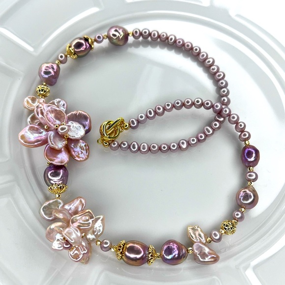 Handmade Freshwater Premium Double Flower